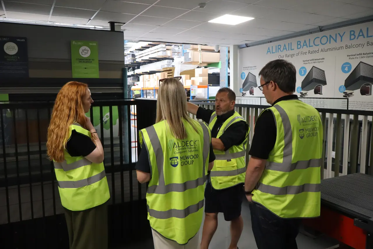 Industry leaders visit AliDeck’s Kent headquarters